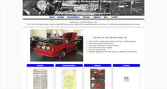 Desktop Screenshot of last1992camaro.com